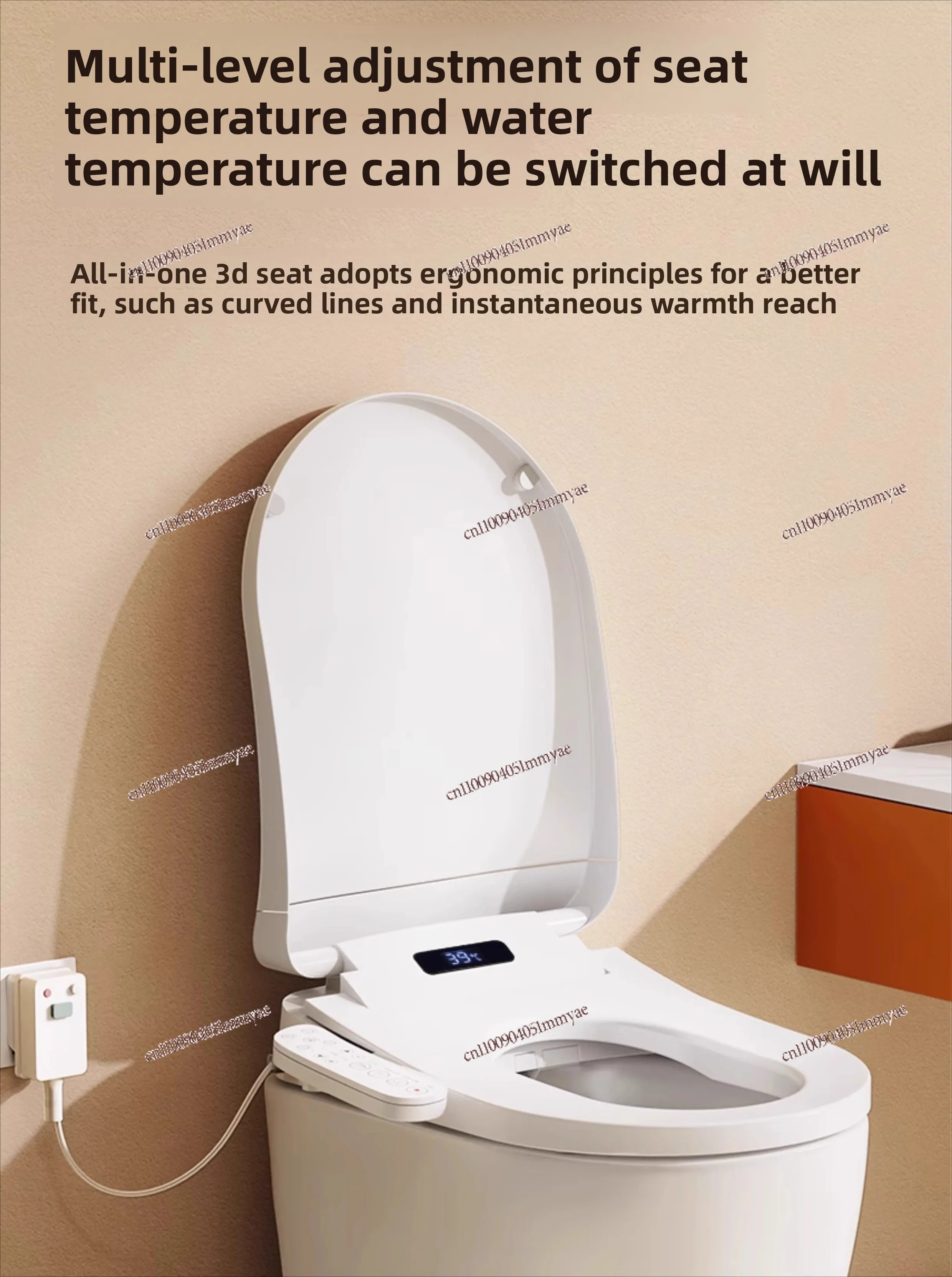 Smart Toilet Cover Heating Household Constant Temperature Instant Heat Rinsing Warm Air Drying
Smart Toilet Cover Heating Household Constant Temperature Instant Heat Rinsing Warm Air Drying