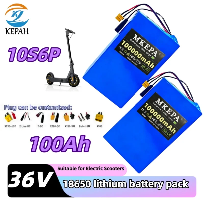 Аккумуляторный блок 36В 10S6P 18650 | Высокоемкий аккумулятор 100Ач для электросамоката
Аккумуляторный блок 36В 10S6P 18650 | Высокоемкий аккумулятор 100Ач для электросамоката