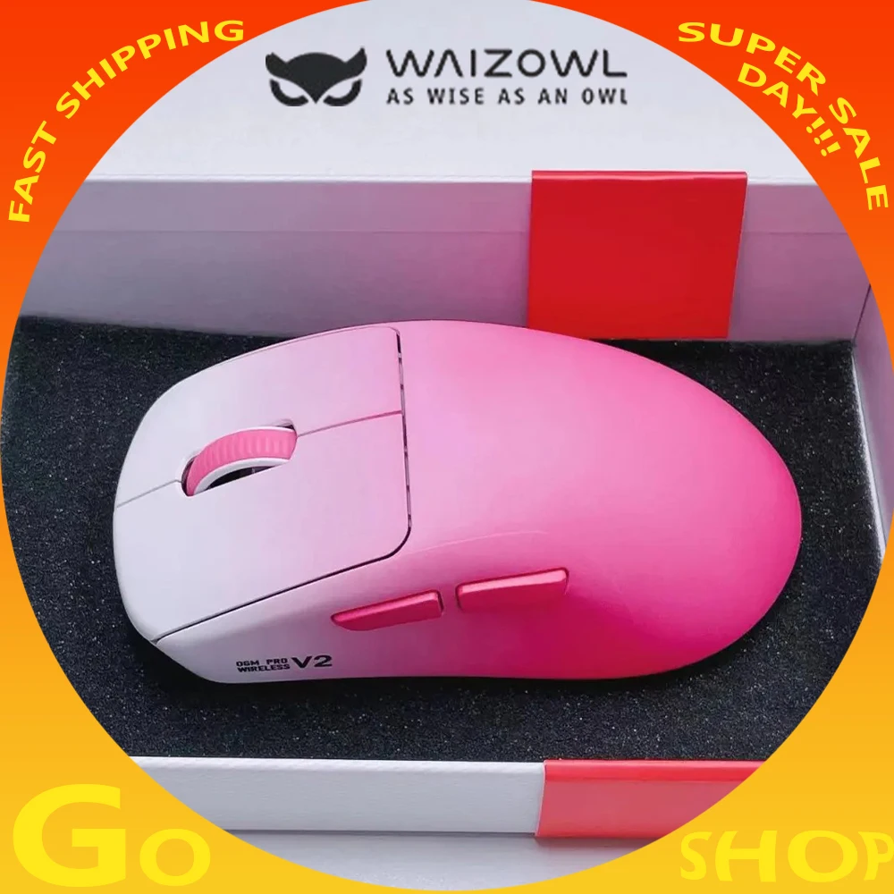 WAIZOWL OGM PRO V2 Paw3950 8K Mouse Bluetooth Wireless Tri Mode Gaming Ergonomics Lightweight E-sports Mouse Pc Accessories Gift
WAIZOWL OGM PRO V2 Paw3950 8K Mouse Bluetooth Wireless Tri Mode Gaming Ergonomics Lightweight E-sports Mouse Pc Accessories Gift
