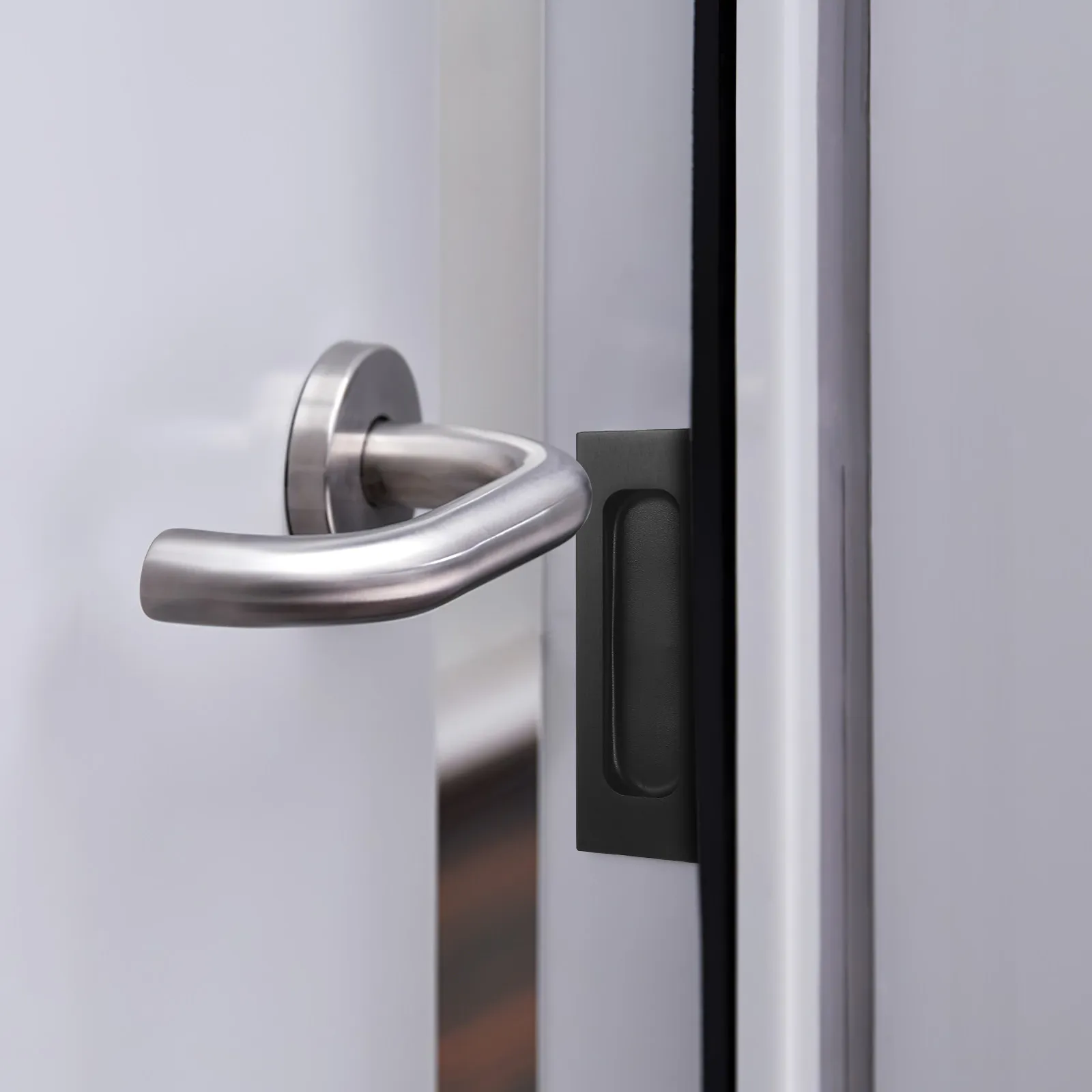 2Pcs Hidden Door Pulls Minimalist Cabinet Handles for Sliding Doors Wardrobes Bathroom Furniture Pre-Drilled Fixing Finger Pull
2Pcs Hidden Door Pulls Minimalist Cabinet Handles for Sliding Doors Wardrobes Bathroom Furniture Pre-Drilled Fixing Finger Pull