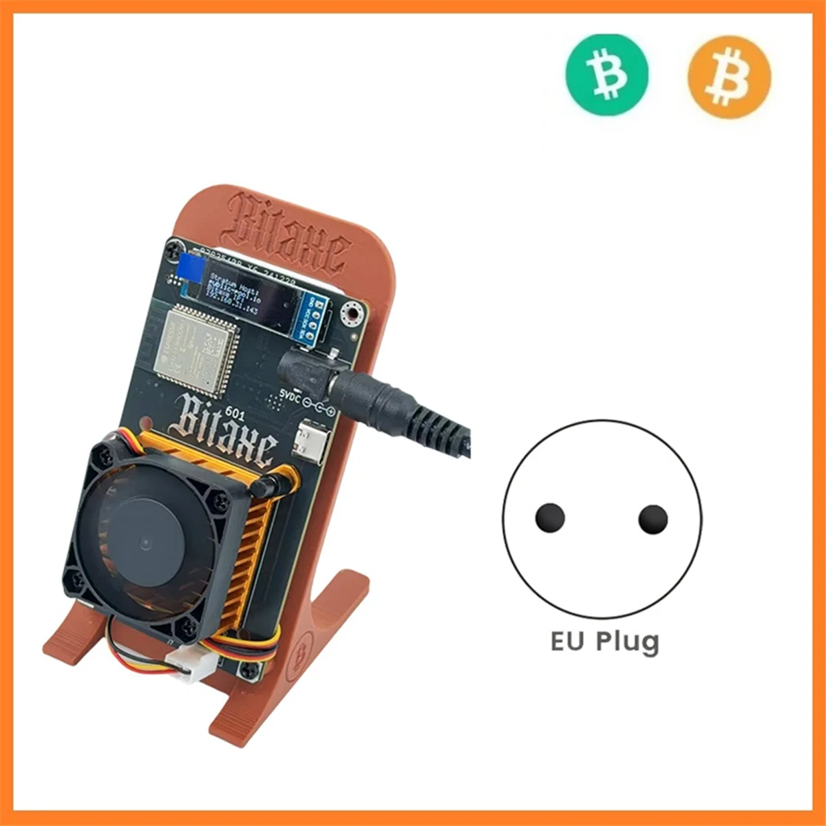 AB20-Bitaxe Gamma 601 Bitcoin Solo Lottery Miner 1.2TH/S 18-22W BM1370 Asic Chip BTC Miner From Antminer S21 Pro EU PLUG
AB20-Bitaxe Gamma 601 Bitcoin Solo Lottery Miner 1.2TH/S 18-22W BM1370 Asic Chip BTC Miner From Antminer S21 Pro EU PLUG