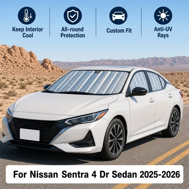 For Nissan Sentra 4 Dr Sedan 2025-2026 Full Set Car Window Sunshades UV Block Privacy Heat Insulated Foldable Car Curtain
For Nissan Sentra 4 Dr Sedan 2025-2026 Full Set Car Window Sunshades UV Block Privacy Heat Insulated Foldable Car Curtain