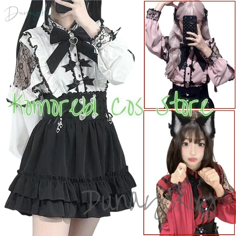 Jirai Kei Sailor Black Dress Lace Patchwork Slim Fit Dresses Japanese Sweet Inner Shorts Set JK School Uniform for Women Girls
Jirai Kei Sailor Black Dress Lace Patchwork Slim Fit Dresses Japanese Sweet Inner Shorts Set JK School Uniform for Women Girls