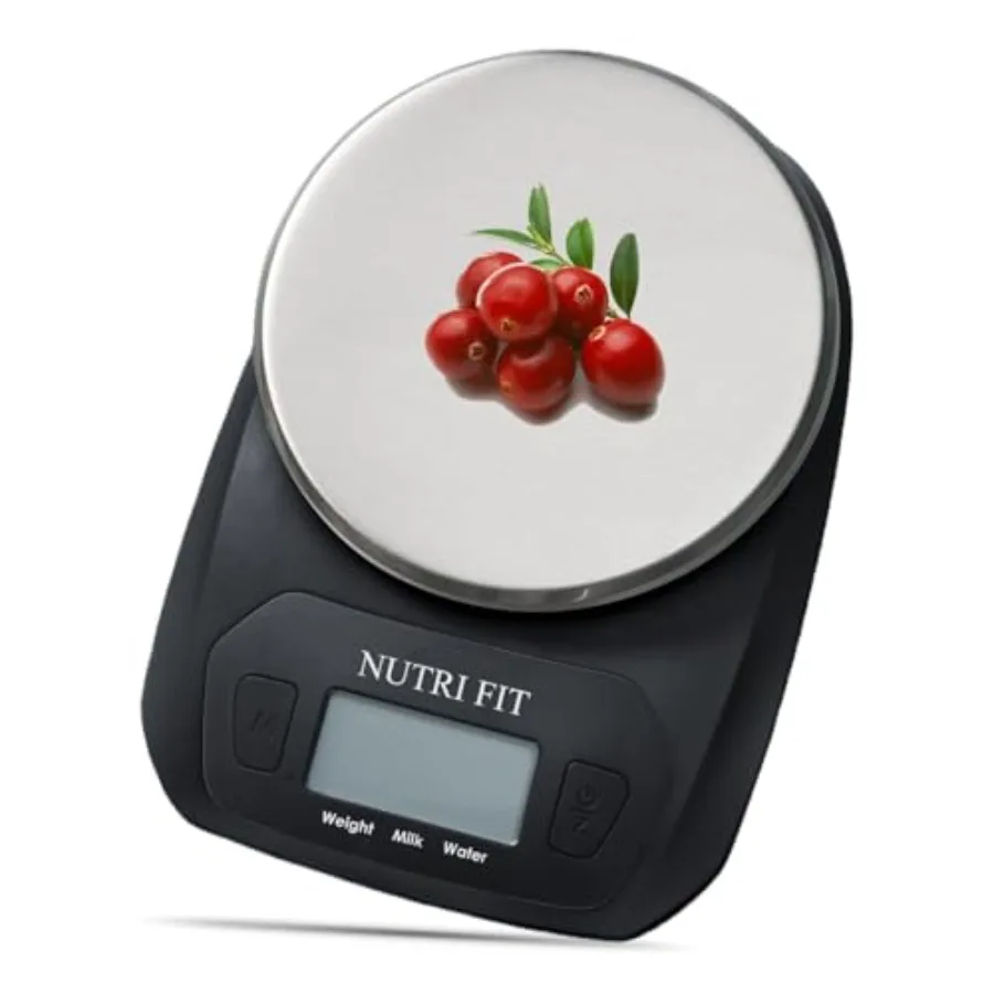 Digital Food Scale Small Kitchen Scales Weight in Grams and OZ for Cooking Baking Weight Loss, Stainless Steel Tare and Backlit
Digital Food Scale Small Kitchen Scales Weight in Grams and OZ for Cooking Baking Weight Loss, Stainless Steel Tare and Backlit