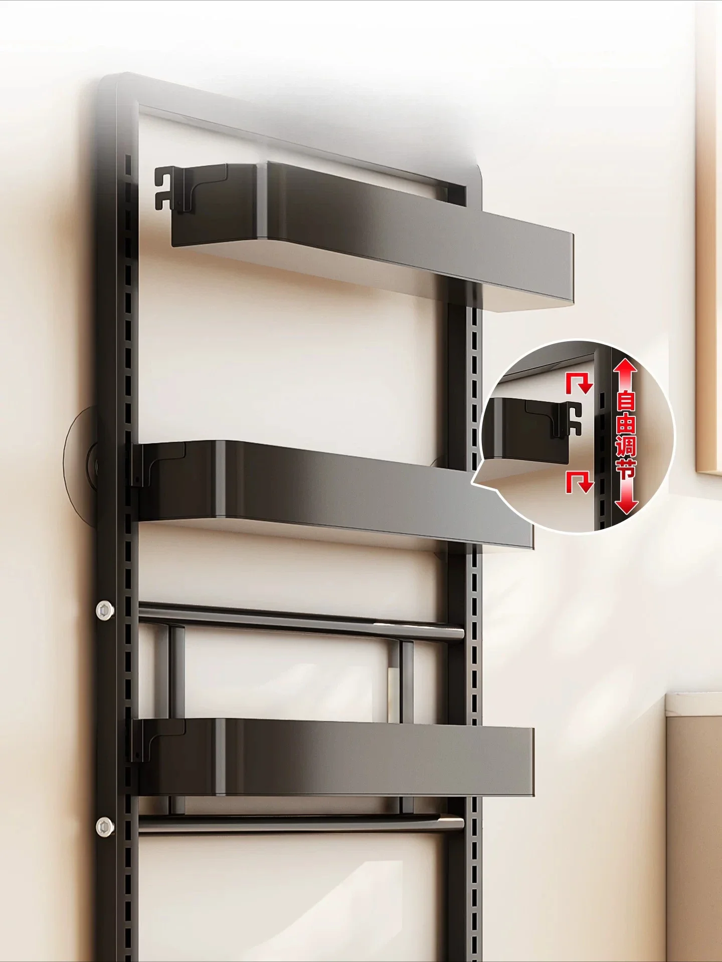 CL multi-functional balcony mop rack floor-to-ceiling non-fixed bathroom door with hook to put broom rack
CL multi-functional balcony mop rack floor-to-ceiling non-fixed bathroom door with hook to put broom rack