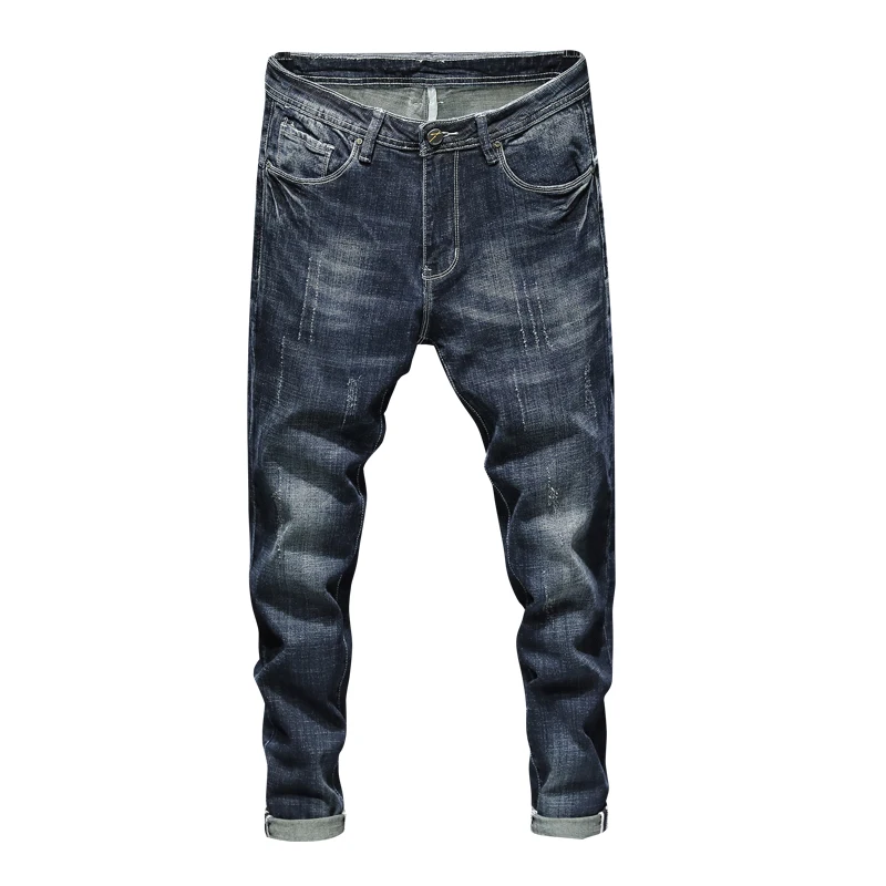 Dark Blue Jeans Men Stretch Slim Fit Spring and Autumn Denim Pants Casual Fashion Pants Men's Clothes Man Jeans Brand Nice,936
Dark Blue Jeans Men Stretch Slim Fit Spring and Autumn Denim Pants Casual Fashion Pants Men's Clothes Man Jeans Brand Nice,936