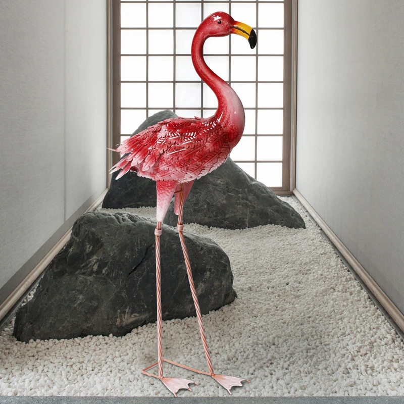 Wrought iron flamingo home garden decorations wedding balcony landscape ornaments
Wrought iron flamingo home garden decorations wedding balcony landscape ornaments