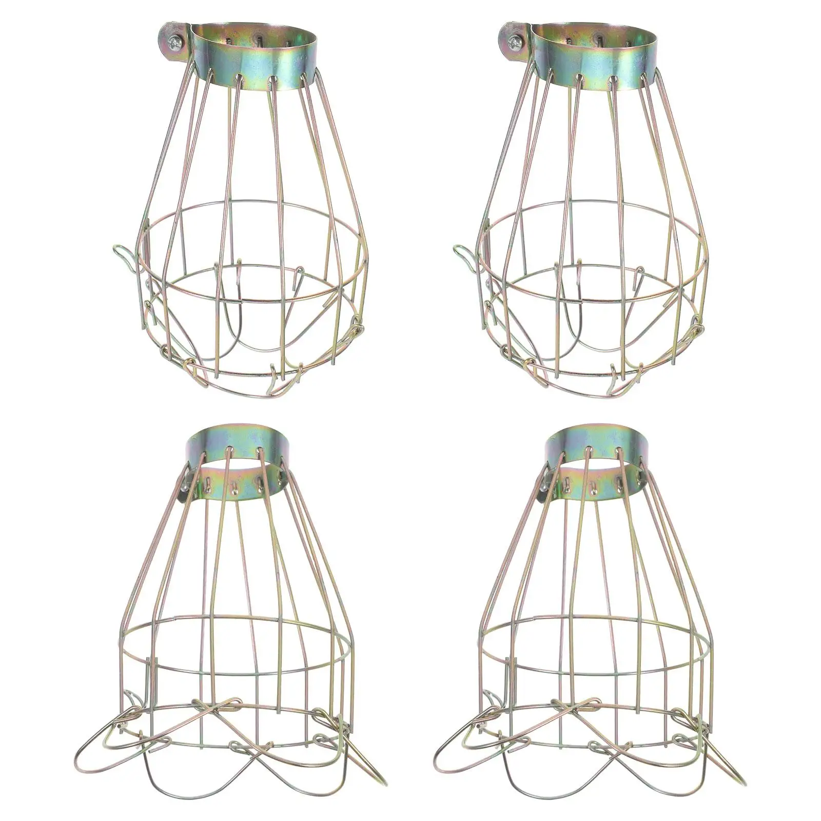 Retro Bird Cage Lantern 4 Pcs Vintage Bulb Cover Metal Guard Durable Home Decoration Hanging Lamp Shade Industrial Style
Retro Bird Cage Lantern 4 Pcs Vintage Bulb Cover Metal Guard Durable Home Decoration Hanging Lamp Shade Industrial Style