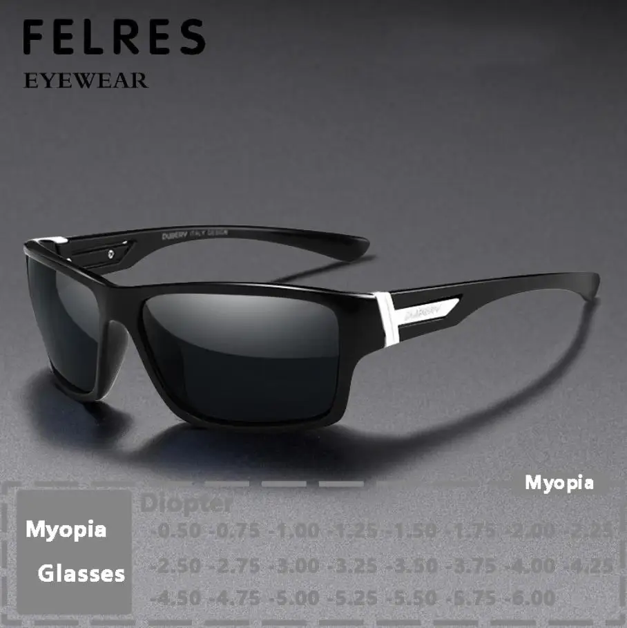 Classic Black Sport Myopia Sunglasses Men Brand Design Fashion Prescription Nearsighted Outdoor Driving Fishing Sun Glasses -2.5
Classic Black Sport Myopia Sunglasses Men Brand Design Fashion Prescription Nearsighted Outdoor Driving Fishing Sun Glasses -2.5
