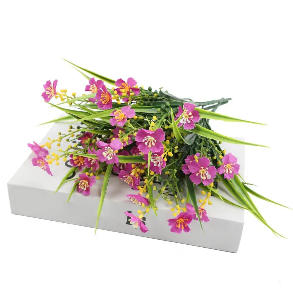 Faux Plants Vibrant Simulated Flower Bouquets Uv-resistant Artificial Flowers Bundle for Home Garden Decor Non-fading for Vase
Faux Plants Vibrant Simulated Flower Bouquets Uv-resistant Artificial Flowers Bundle for Home Garden Decor Non-fading for Vase