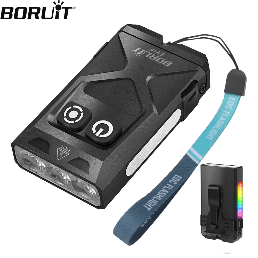 BORUiT EV15 EDC фонарик светодиодный брелок 1000LM портативный фонарик Type-C магнит для зарядки рабочий свет карманный фонарь для кемпинга
BORUiT EV15 EDC фонарик светодиодный брелок 1000LM портативный фонарик Type-C магнит для зарядки рабочий свет карманный фонарь для кемпинга