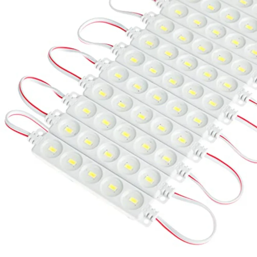 LED Module DC12V White Injection 5 LED Module 1.2 W Waterproof Decorative Back Light for Letter Sign Advertising Signs with Tap
LED Module DC12V White Injection 5 LED Module 1.2 W Waterproof Decorative Back Light for Letter Sign Advertising Signs with Tap