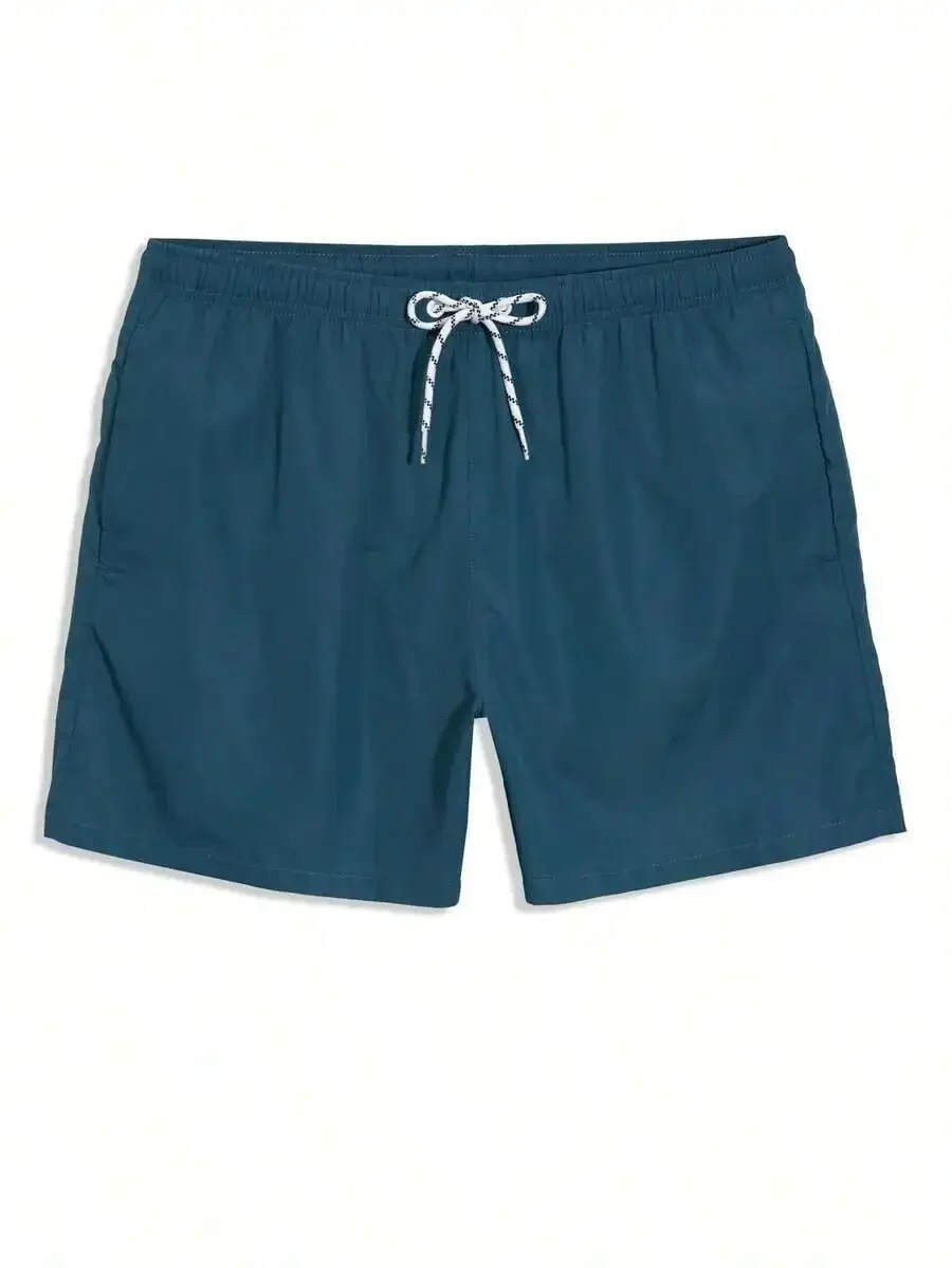 Mens Drawstring Waist Swim Trunks Lightweight 4-Way Stretch Solid Color Beach Shorts
Mens Drawstring Waist Swim Trunks Lightweight 4-Way Stretch Solid Color Beach Shorts