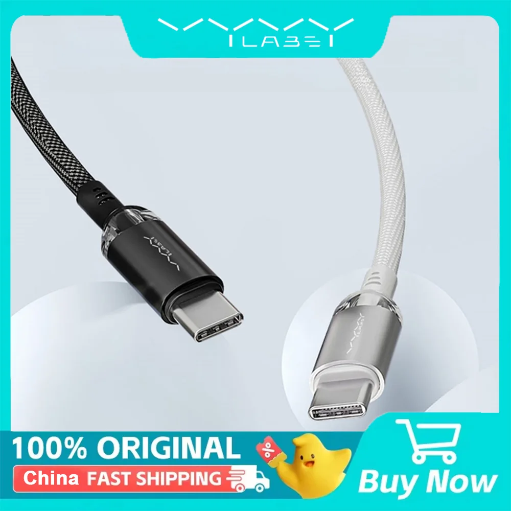 Vyvylabs Fast Charging Cable 60W Type-C to Type-C Charging Cable for iPhone 16 15 Samsung Xiaomi Huawei Redmi Oppo Oneplus
Vyvylabs Fast Charging Cable 60W Type-C to Type-C Charging Cable for iPhone 16 15 Samsung Xiaomi Huawei Redmi Oppo Oneplus