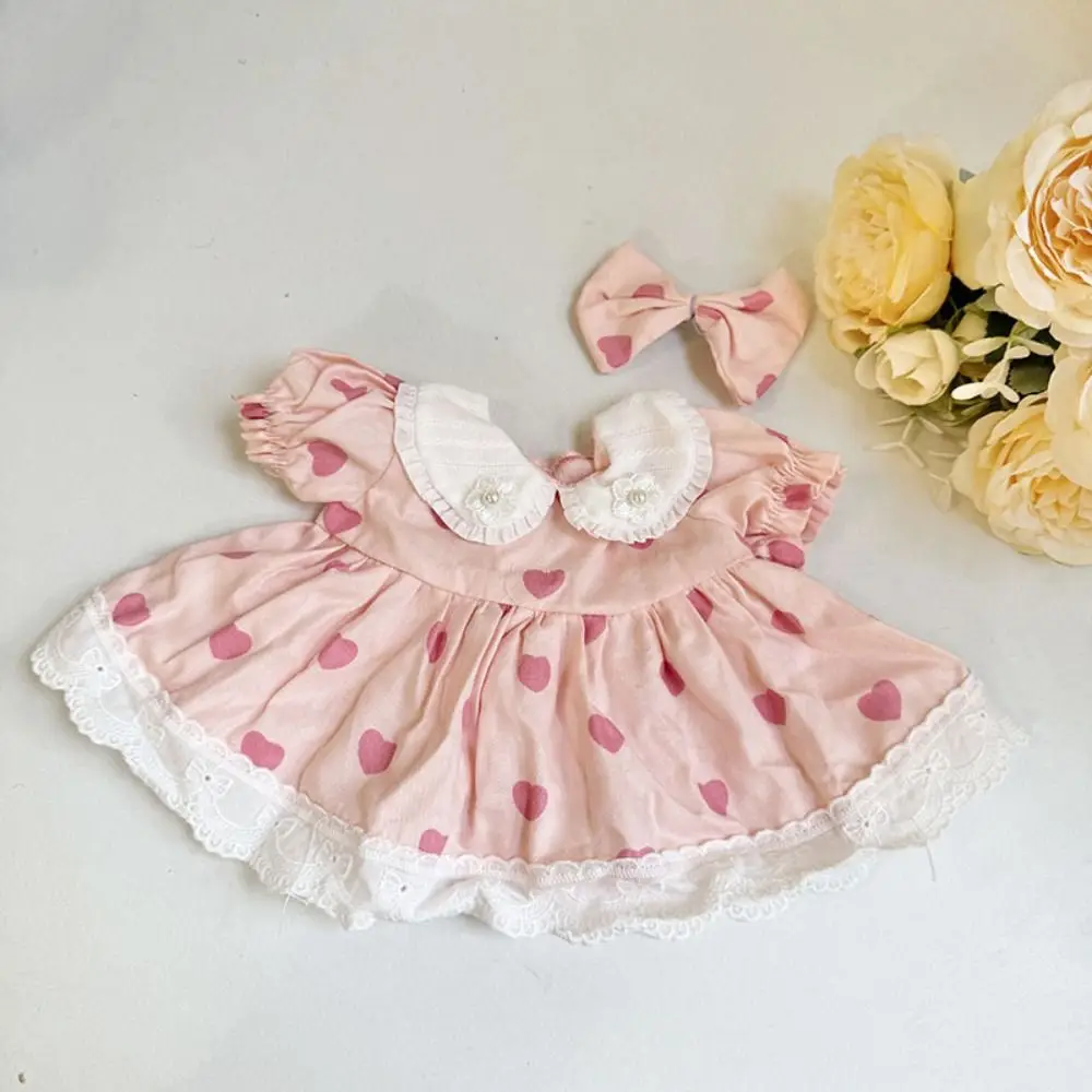 38cm Doll Clothes Cotton Dolls Dresses Set Flower Dress with Bowknot Pink Love Heart Cute Jeans Plush Doll’s Clothes
38cm Doll Clothes Cotton Dolls Dresses Set Flower Dress with Bowknot Pink Love Heart Cute Jeans Plush Doll’s Clothes