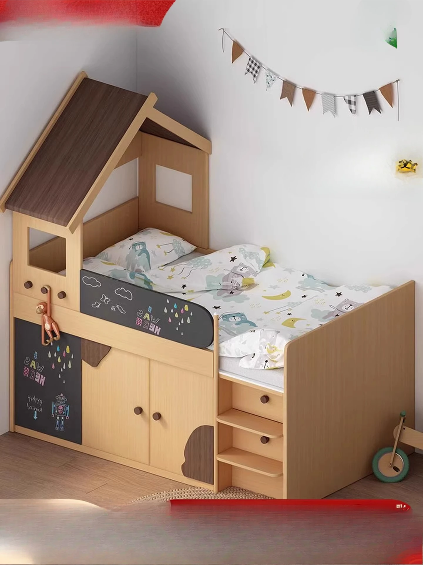 Customizable Small Unit Multifunctional Combination Bed Children's Half-height Bed Boys and Girls with Desk
Customizable Small Unit Multifunctional Combination Bed Children's Half-height Bed Boys and Girls with Desk