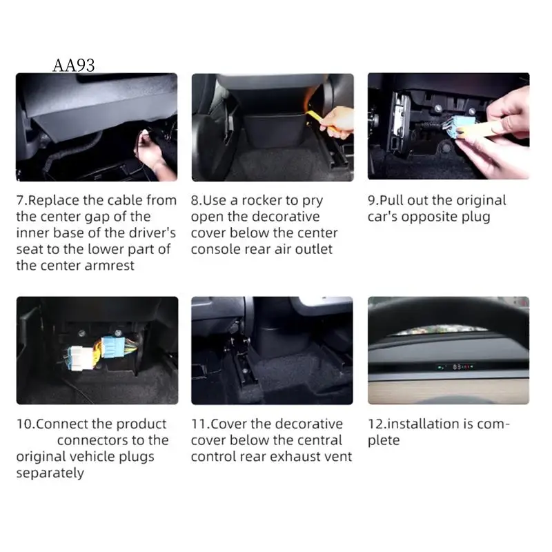 AA-1Set Replacement Parts For Tesla Model 3 Y Automotive Head-Up Smart Display Air Code Meter LCD Instrument HUD Car Accessories
AA-1Set Replacement Parts For Tesla Model 3 Y Automotive Head-Up Smart Display Air Code Meter LCD Instrument HUD Car Accessories