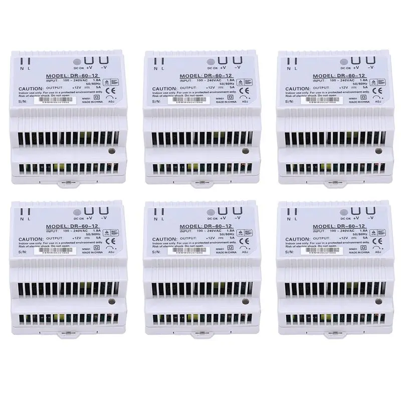A84E-6X Din Rail Power Supply 60W 12V Ac Dc Converter Dr-60-12 Power Supply 12V 60W Good Quality
A84E-6X Din Rail Power Supply 60W 12V Ac Dc Converter Dr-60-12 Power Supply 12V 60W Good Quality