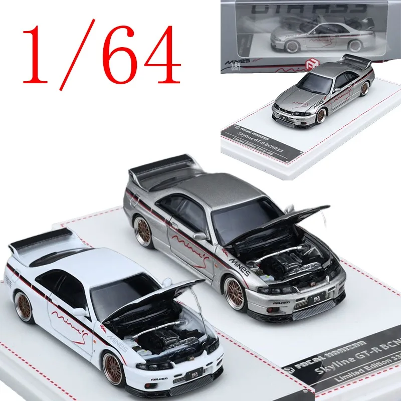 FH Diecast 1/64 Scale Nissan Alloy Model Cars Nissan GT-R R33 Open The Front Cover Play Vehicles Toys for Boys Gift Original Box
FH Diecast 1/64 Scale Nissan Alloy Model Cars Nissan GT-R R33 Open The Front Cover Play Vehicles Toys for Boys Gift Original Box