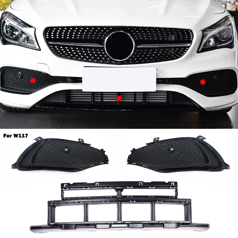 A1768852600 A1178857500 A1178857600 Front Lower Grill Grille Bumper Radiator Fog Lamp Grid For Mercedes Benz CLA C117 W117 220
A1768852600 A1178857500 A1178857600 Front Lower Grill Grille Bumper Radiator Fog Lamp Grid For Mercedes Benz CLA C117 W117 220
