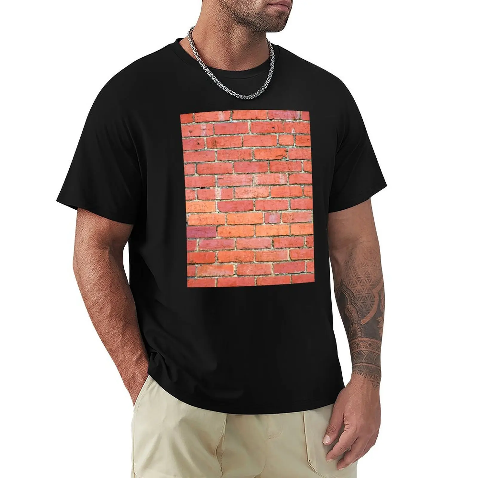 Red Brick Wall T-Shirt Blouse street wear oversizeds black t-shirts for men
Red Brick Wall T-Shirt Blouse street wear oversizeds black t-shirts for men