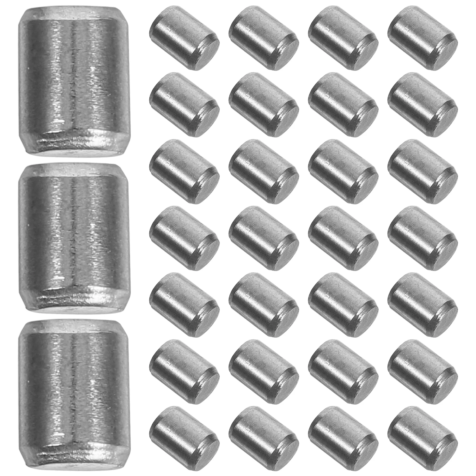 50pcs Dowel Pin Stainless Steel Solid Cylindrical Positioning Pin Roller Fixed Pins For Metal Devices Furniture Installation 
50pcs Dowel Pin Stainless Steel Solid Cylindrical Positioning Pin Roller Fixed Pins For Metal Devices Furniture Installation
