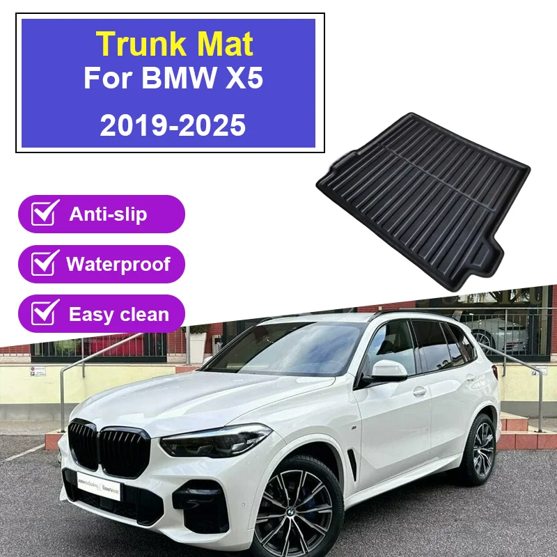 Автомобильный коврик в багажник для BMW X5 2019 2020 2021 2022-2025, поднос для багажа, водонепроницаемый противообрастающий коврик для пола, автоаксессуары
Автомобильный коврик в багажник для BMW X5 2019 2020 2021 2022-2025, поднос для багажа, водонепроницаемый противообрастающий коврик для пола, автоаксессуары