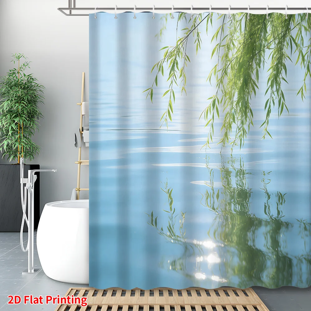 Realistic Bamboo Waterfall Pattern Blue Aesthetic Shower Curtain 180x180cm Waterproof Bathroom Decor Spa
Realistic Bamboo Waterfall Pattern Blue Aesthetic Shower Curtain 180x180cm Waterproof Bathroom Decor Spa