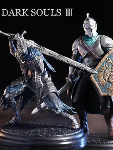 19cm Dark Souls Figure Heroes of Lordran Siegmeyer Black Knight Faraam Artorias PVC Figure Dark Souls Figurine Model Kids Toys