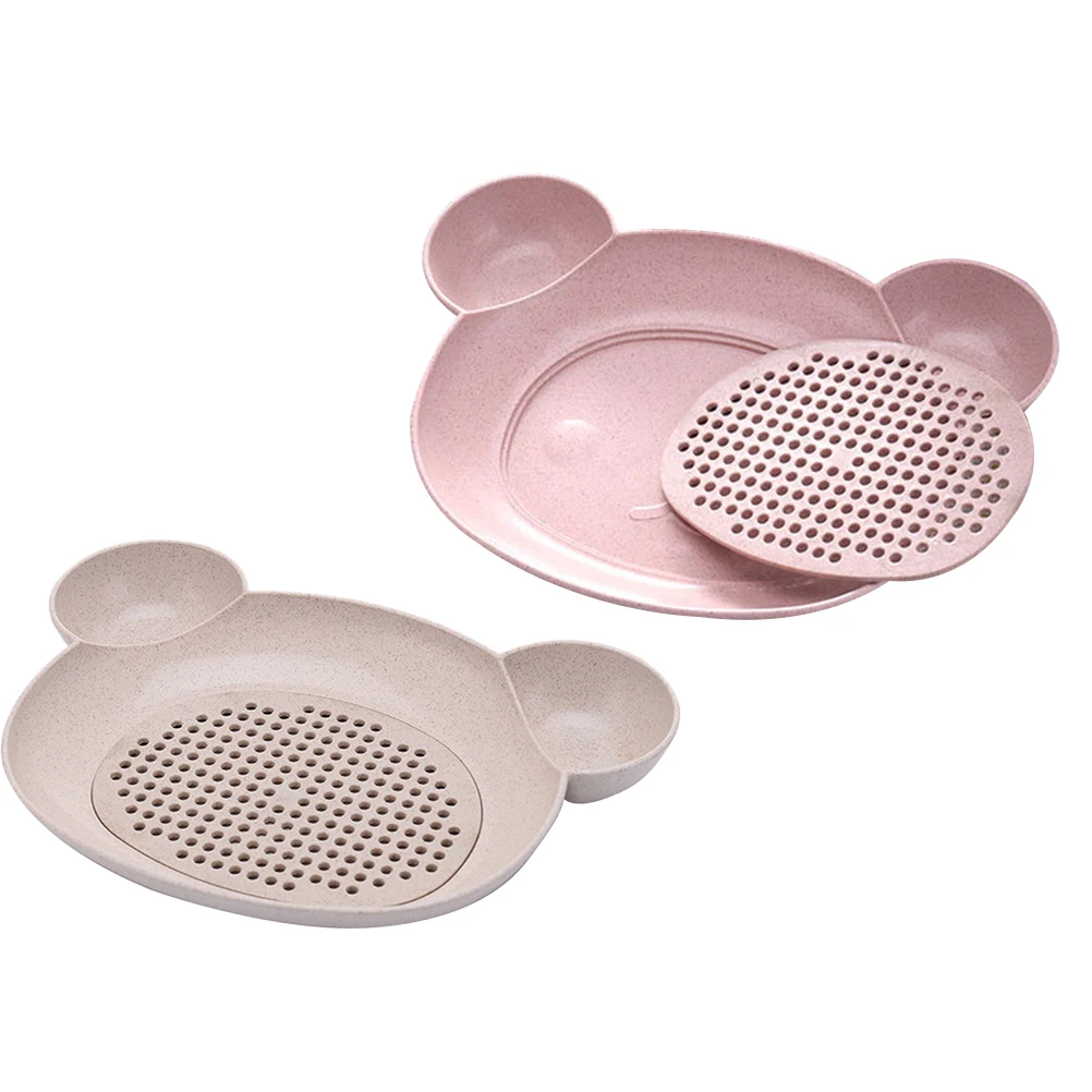 Draining Plate Bear Shape Kitchen Food Trays Sauce Dishes Easy Clean Fruit Dumpling Shrimp Serving Plates Kitchen
Draining Plate Bear Shape Kitchen Food Trays Sauce Dishes Easy Clean Fruit Dumpling Shrimp Serving Plates Kitchen