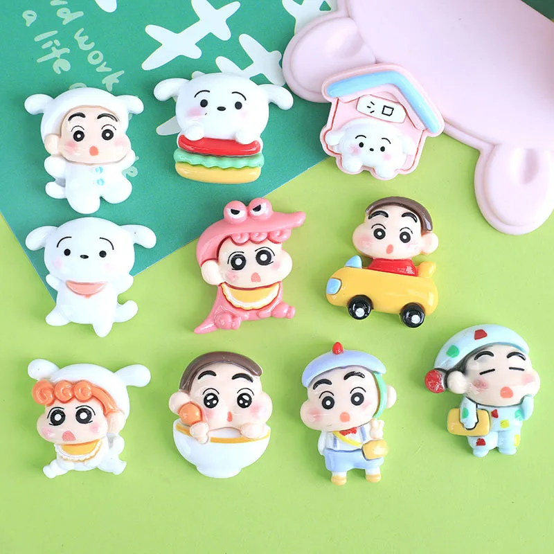 10PCS Crayon Shin Chan Handmade DIY mobile phone hair accessories keychain resin accessories Refrigerator sticker material
10PCS Crayon Shin Chan Handmade DIY mobile phone hair accessories keychain resin accessories Refrigerator sticker material