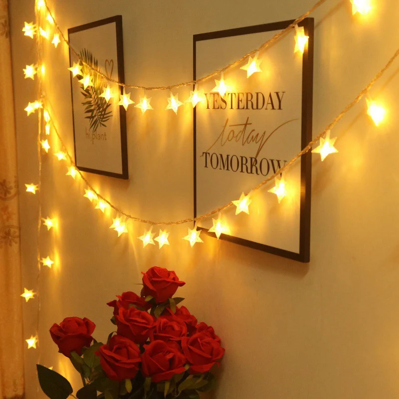 USB/Battery/220V Power Star Led Lights Garland Fairy String Christmas Outdoor Lamp Garden Bedroom Room Wedding Party Decoration
USB/Battery/220V Power Star Led Lights Garland Fairy String Christmas Outdoor Lamp Garden Bedroom Room Wedding Party Decoration