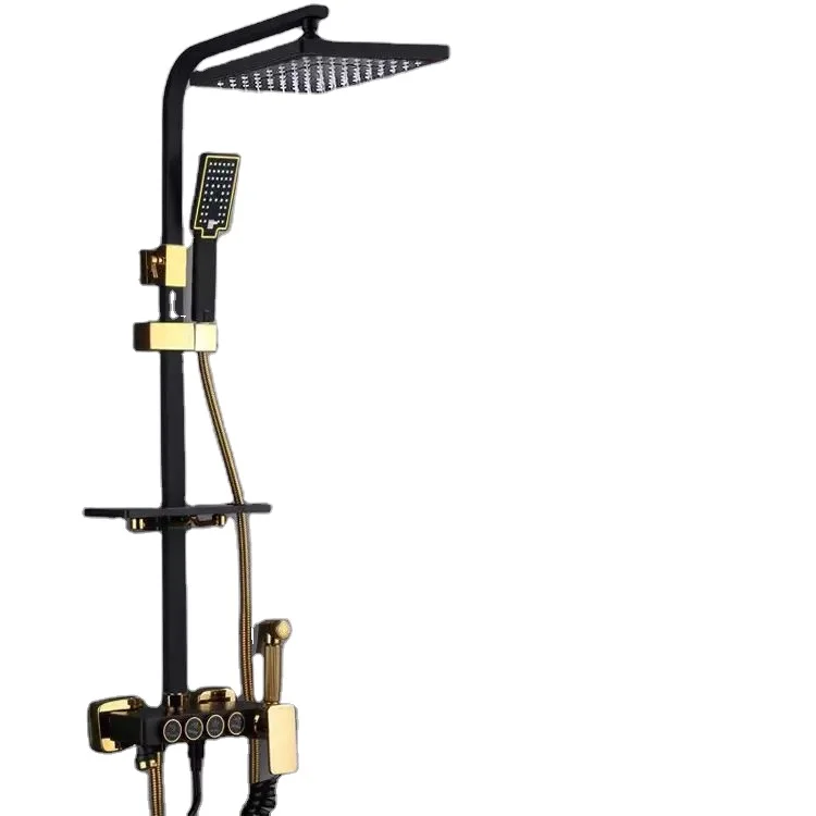 Bathroom Rain Shower Kit Bath Rain Shower Set gold Plating Kit Square Bathroom Shower System Set
Bathroom Rain Shower Kit Bath Rain Shower Set gold Plating Kit Square Bathroom Shower System Set