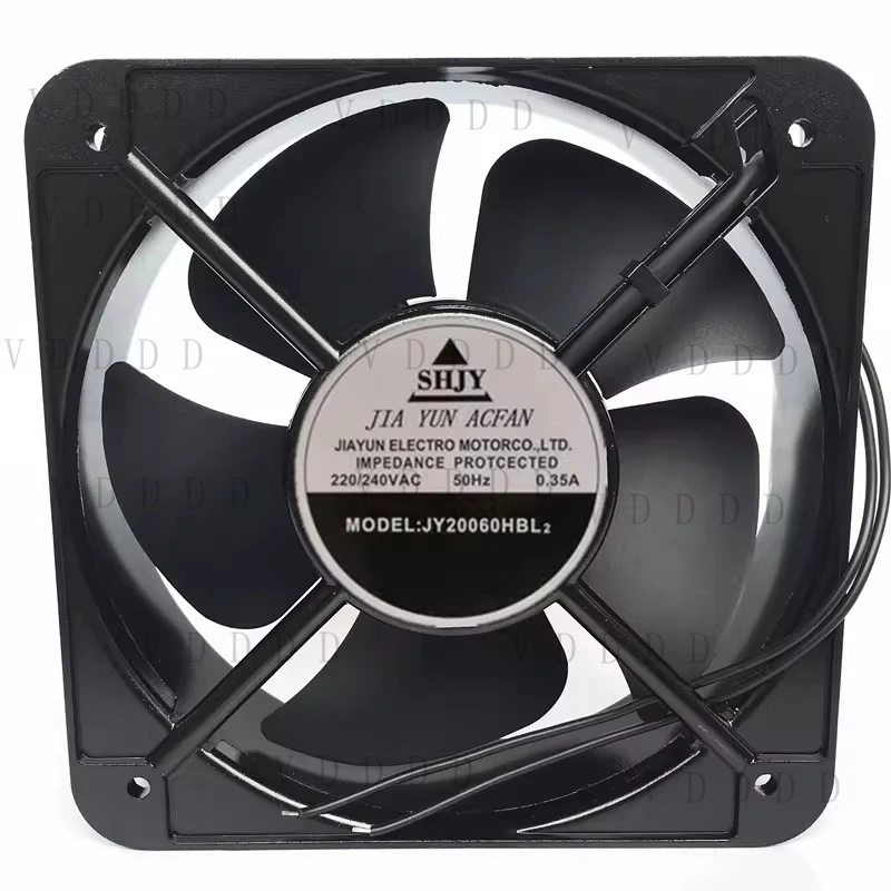 Вентилятор охлаждения LL для 1 шт. SHJY JY20060HBL2 AC220-240V 50Hz 0.35A, 2-проводной, 200×200×60мм
Вентилятор охлаждения LL для 1 шт. SHJY JY20060HBL2 AC220-240V 50Hz 0.35A, 2-проводной, 200×200×60мм