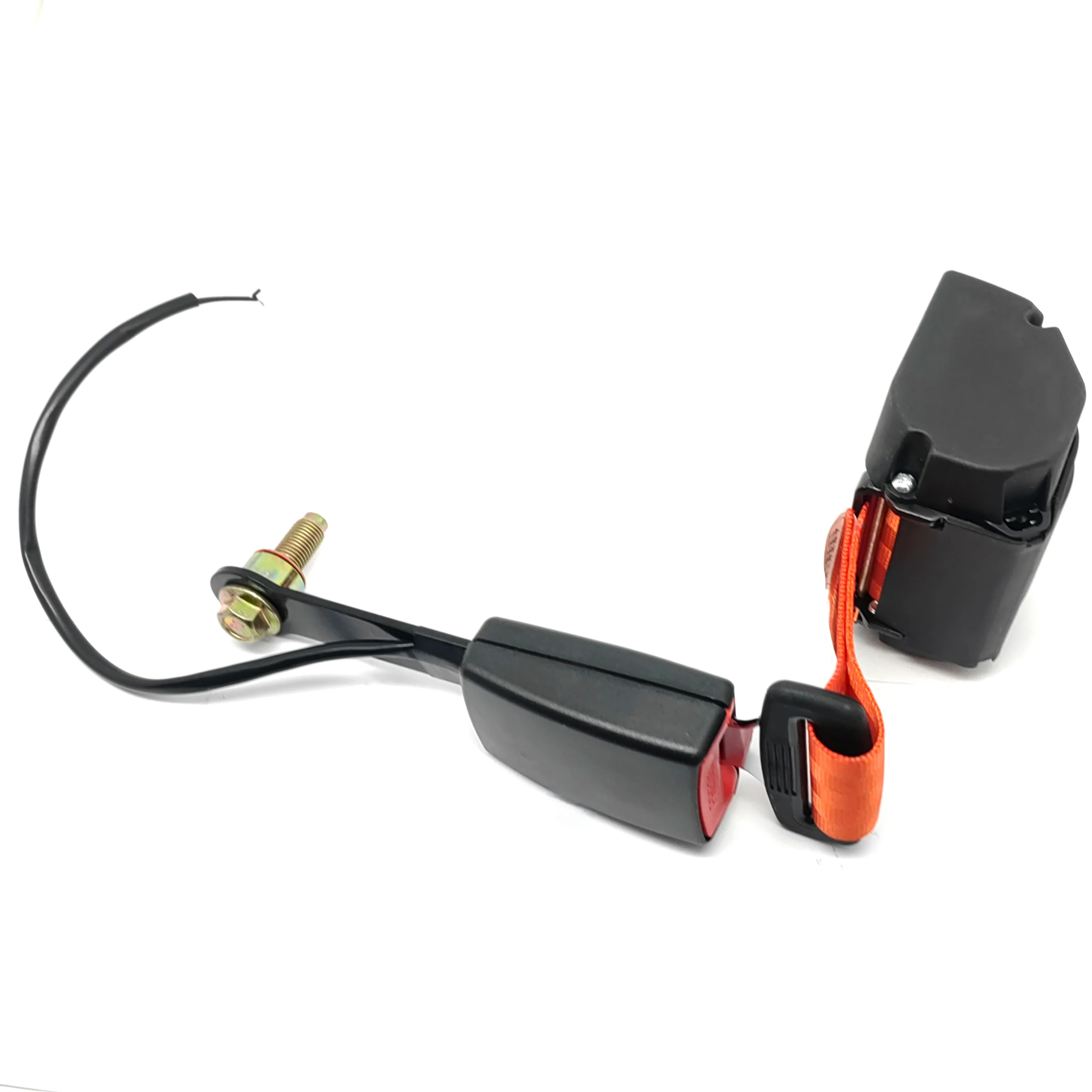Premium 2-Point Emergency Locking Retractor (ELR) Seat Belt Forklift - Orange Webbing - Compatible with OEM 3004338501
Premium 2-Point Emergency Locking Retractor (ELR) Seat Belt Forklift - Orange Webbing - Compatible with OEM 3004338501