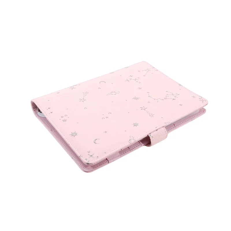 New A5 PU Leather Binder Cover with Magnetic Buckle Closure, 6 Ring Personal Notebook for Organizing Planner, Photo Card Sleeves
New A5 PU Leather Binder Cover with Magnetic Buckle Closure, 6 Ring Personal Notebook for Organizing Planner, Photo Card Sleeves
