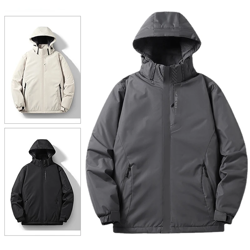 Men's Waterproof Jacket Hooded Coat Men's Outdoor Coat Windbreaker Spring and Autumn Jacket Fashion Clothing Coat
Men's Waterproof Jacket Hooded Coat Men's Outdoor Coat Windbreaker Spring and Autumn Jacket Fashion Clothing Coat