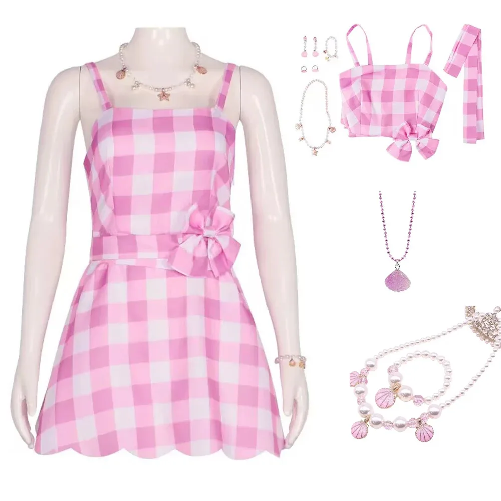Princess Cosplay Costume Full Sets Dress Plaid Beach Uniforms for Women Adult Outfit Halloween Carnival Party Clothes Roleplay
Princess Cosplay Costume Full Sets Dress Plaid Beach Uniforms for Women Adult Outfit Halloween Carnival Party Clothes Roleplay