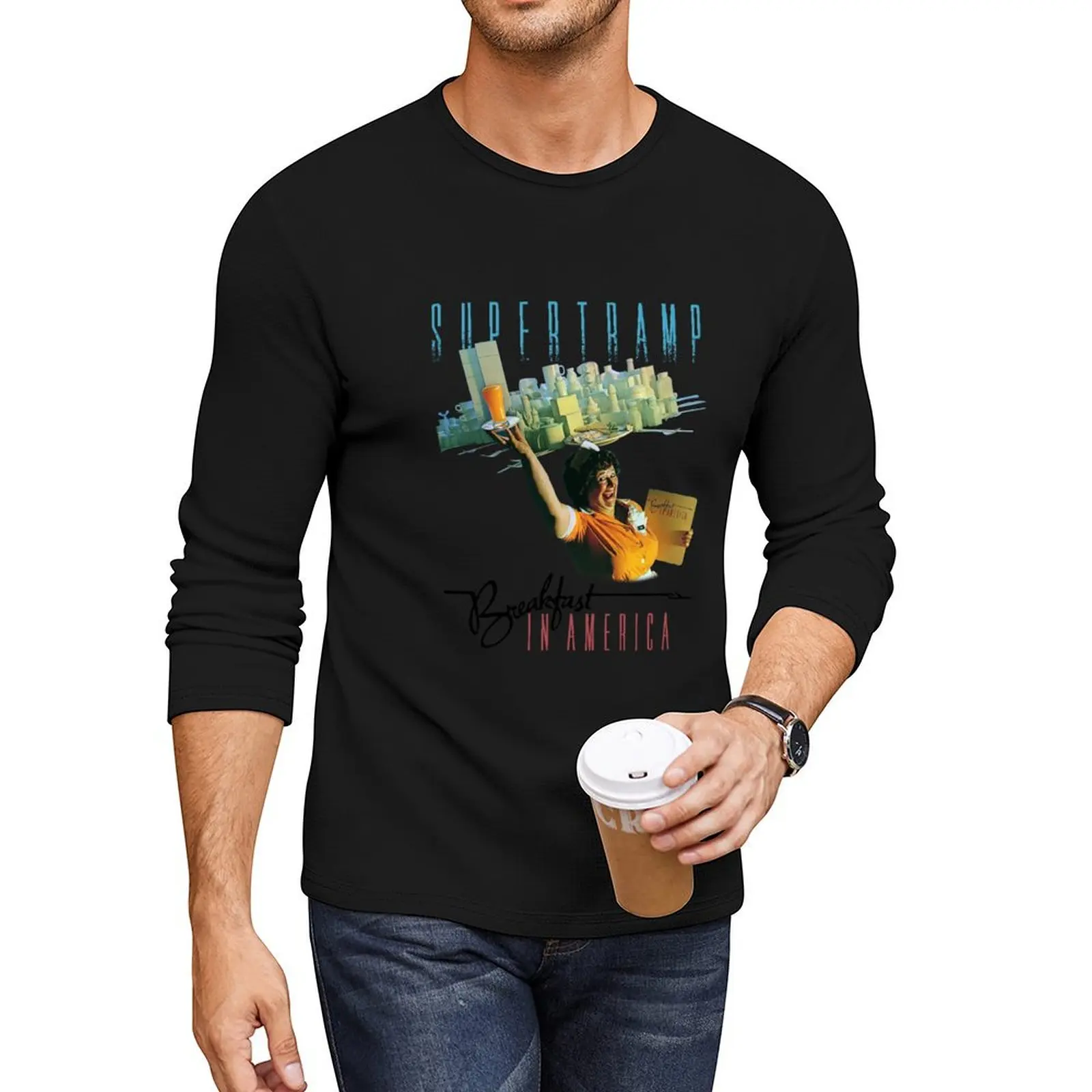 Súpértrámp BREAKFAST IN AMERICA 1979 NEW Long T-Shirt Aesthetic clothing quick-drying t-shirt Men's cotton t-shirt
Súpértrámp BREAKFAST IN AMERICA 1979 NEW Long T-Shirt Aesthetic clothing quick-drying t-shirt Men's cotton t-shirt