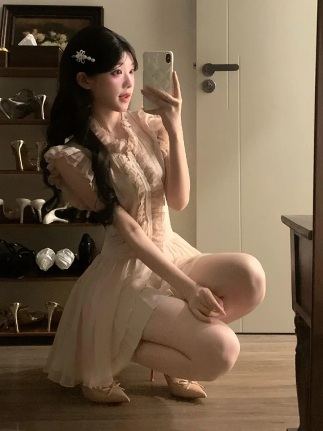 Gentle Wind Cute Puffy Short Skirt Dress Waist Cinched Summer 2026 Women's Clothing Cotton Blend No Sleeve U-Neckline Busines...
Gentle Wind Cute Puffy Short Skirt Dress Waist Cinched Summer 2026 Women's Clothing Cotton Blend No Sleeve U-Neckline Busines...