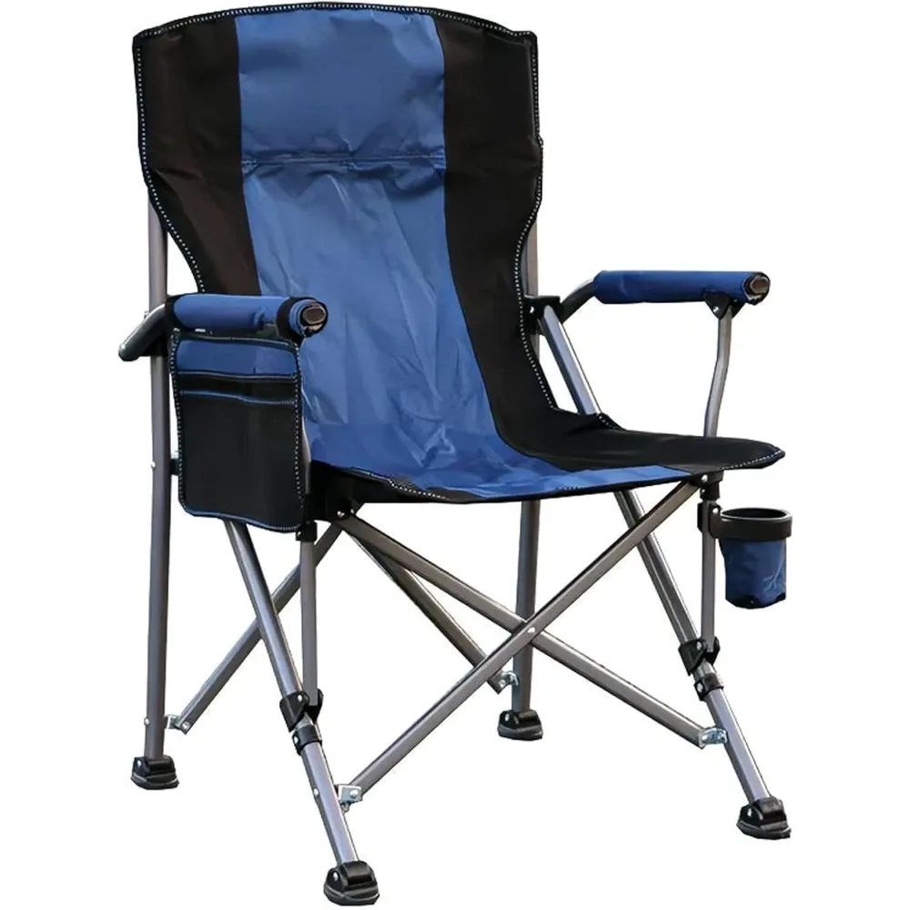 Camping Chair 2 Pack Outdoor Patio Portable Stand 350 lbs High Back Padded Oxford with Armrests, Storage Bags, Cup Holder
Camping Chair 2 Pack Outdoor Patio Portable Stand 350 lbs High Back Padded Oxford with Armrests, Storage Bags, Cup Holder