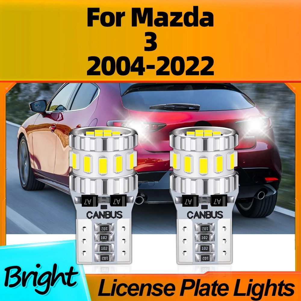 2Pcs High Quality T10 LED License Plate Lights CSP W5W 6000K For Mazda 3 2004 2005 2006 2007 2008 2009 2010 2011 2012 2013-2022
2Pcs High Quality T10 LED License Plate Lights CSP W5W 6000K For Mazda 3 2004 2005 2006 2007 2008 2009 2010 2011 2012 2013-2022