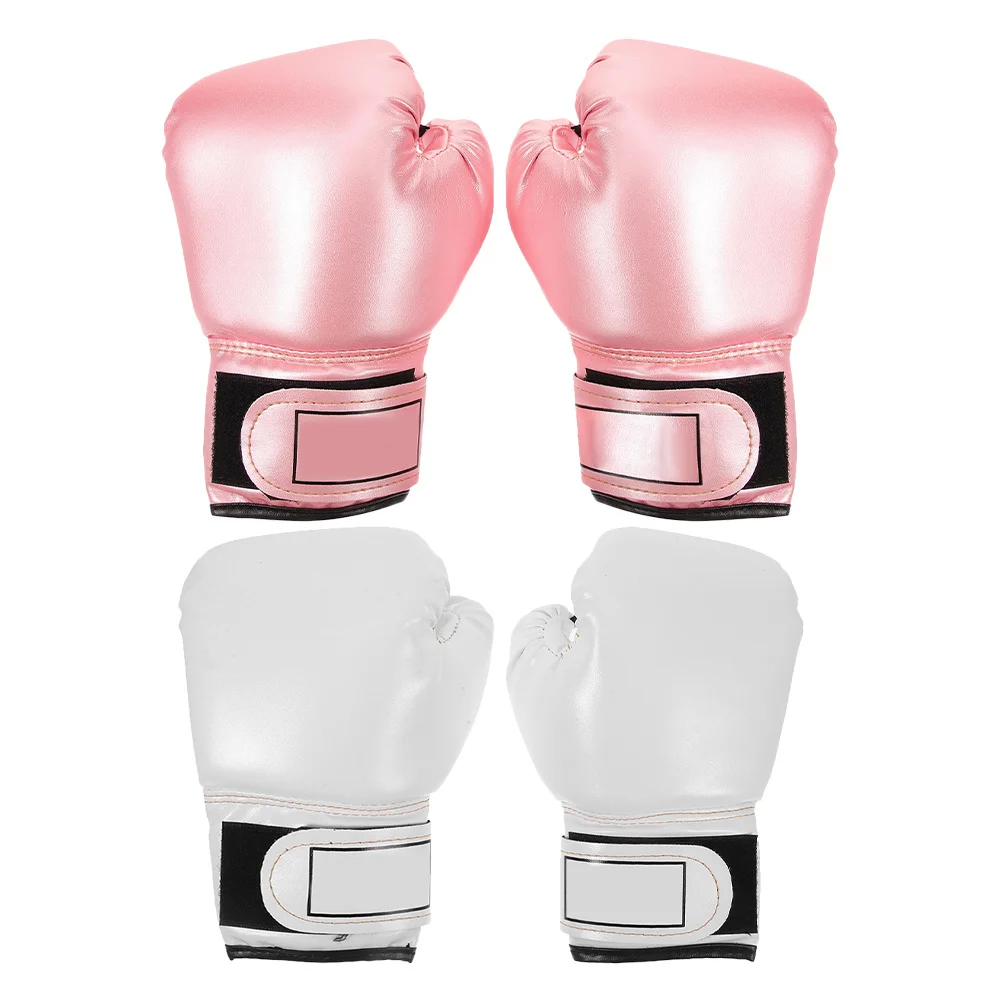 2Pairs Children Boxing Gloves Pearlescent Solid Color Toddler Sparring Gloves Soft Molded Sponge Liner Kids Training Punching
2Pairs Children Boxing Gloves Pearlescent Solid Color Toddler Sparring Gloves Soft Molded Sponge Liner Kids Training Punching