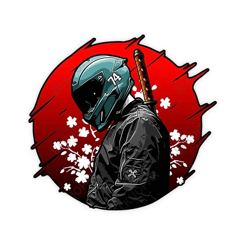 1PC Japanese Samurai Biker Sticker, Cherry Blossom Design Waterproof Vinyl Decal for Car and Motorcycle Decor
1PC Japanese Samurai Biker Sticker, Cherry Blossom Design Waterproof Vinyl Decal for Car and Motorcycle Decor