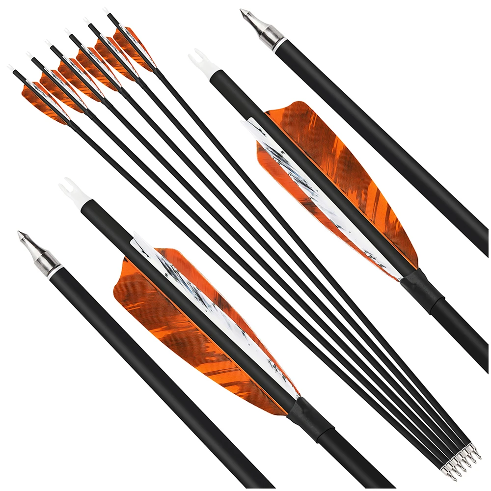 6/12pcs 30" Mixed Carbon Arrows Archery Spine 500 ID 6.2mm OD7.8mm 8Color for Bow Shooting Targeting Practcie Hunting
6/12pcs 30" Mixed Carbon Arrows Archery Spine 500 ID 6.2mm OD7.8mm 8Color for Bow Shooting Targeting Practcie Hunting
