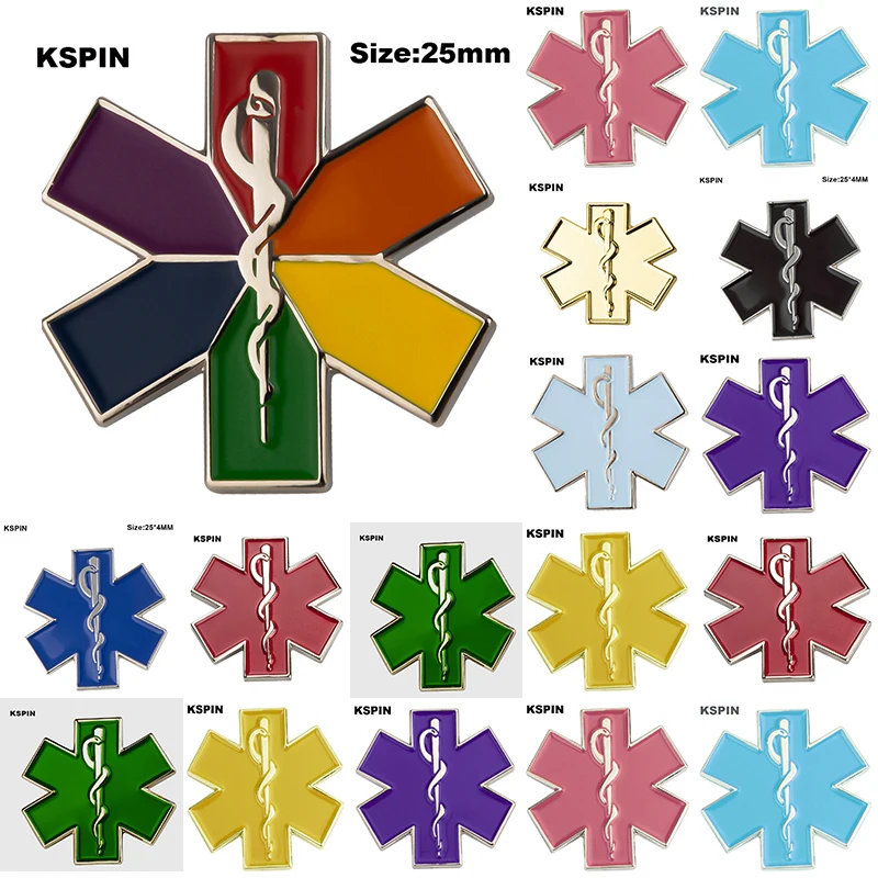 Star of Life Nursing Ambulance Lapel Pin Badge Pin EMT EMS Blue Enamel Pins Brooch Badges
Star of Life Nursing Ambulance Lapel Pin Badge Pin EMT EMS Blue Enamel Pins Brooch Badges