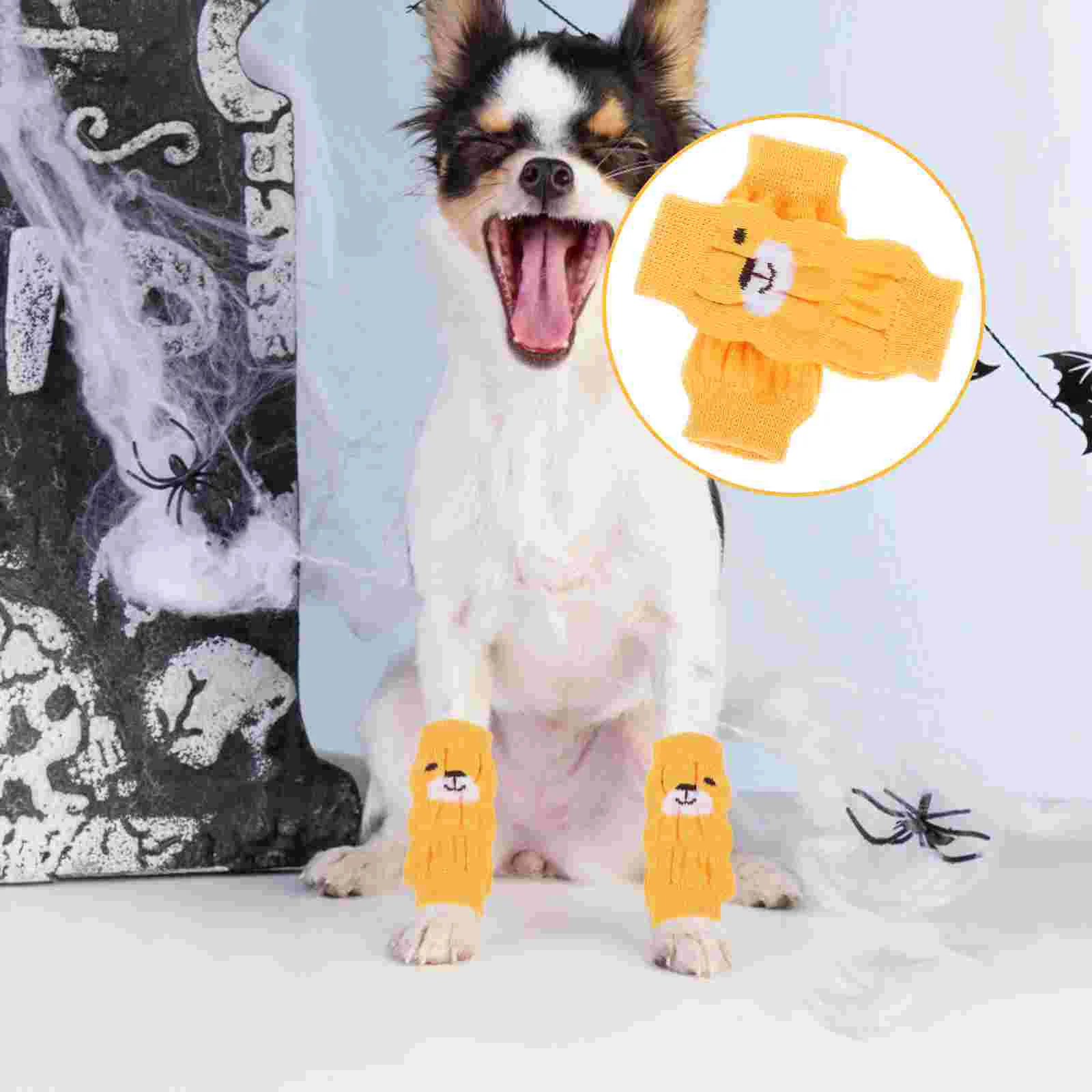 Dog Shoes Pet Socks Puppy Anti-skid Leg Stockings Sets Knee Protectors Leggings for Dogs
Dog Shoes Pet Socks Puppy Anti-skid Leg Stockings Sets Knee Protectors Leggings for Dogs