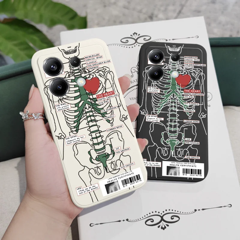 Skeleton Mark Phone Case For Xiaomi Poco X7 X6 F6 M6 M5 M5S F5 X5 F4 X4 M4 F3 M3 X3 Pro 4G 5G GT Silicone Cover
Skeleton Mark Phone Case For Xiaomi Poco X7 X6 F6 M6 M5 M5S F5 X5 F4 X4 M4 F3 M3 X3 Pro 4G 5G GT Silicone Cover
