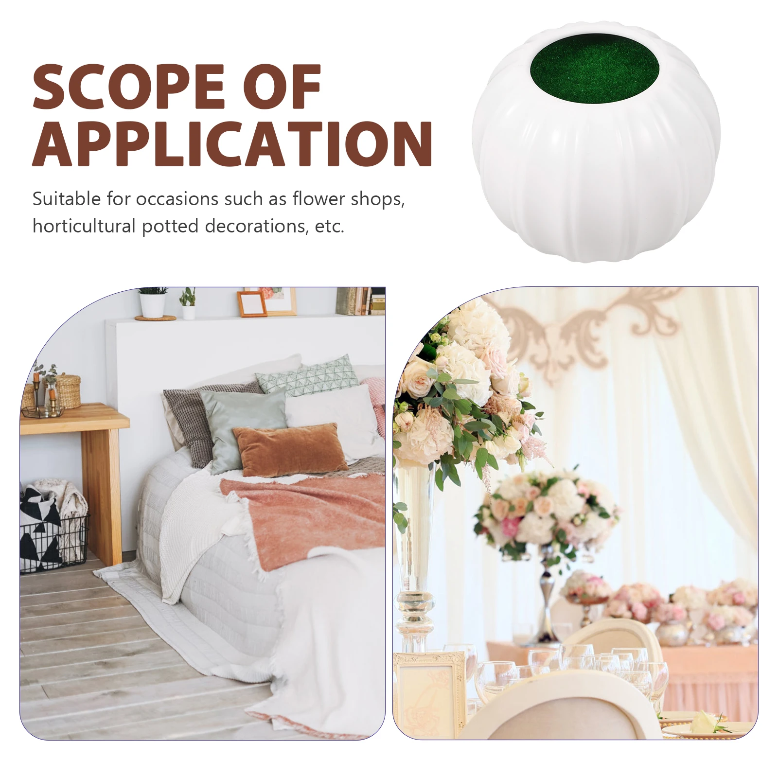 2pcs Pumpkin Shaped Creative Artistic For Home Bedroom Farmhouse Decor Rustic Style Floral Dried Flower Holder Flower
2pcs Pumpkin Shaped Creative Artistic For Home Bedroom Farmhouse Decor Rustic Style Floral Dried Flower Holder Flower