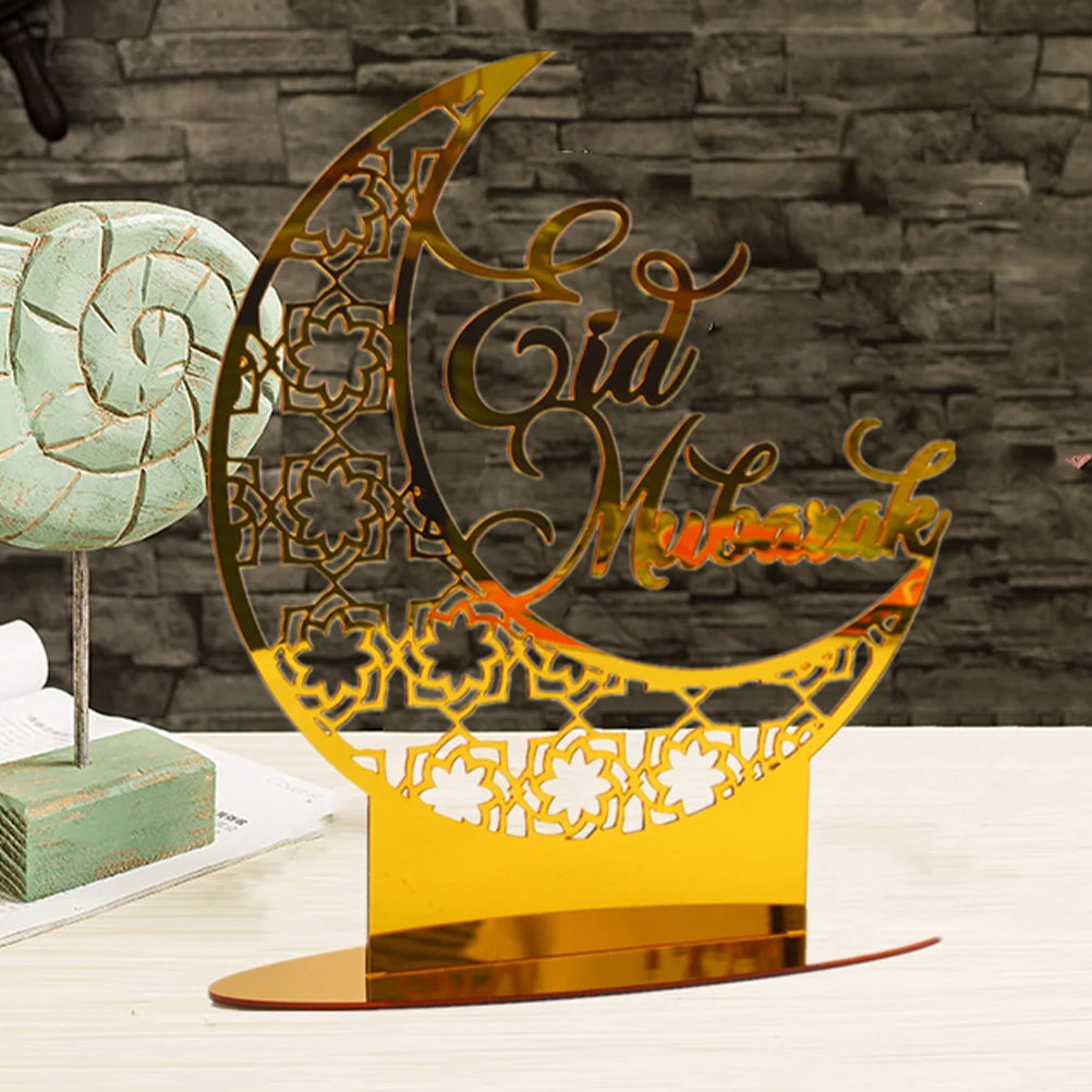 Eid Al-Fitr Decoration Decorations Ramadan Table Plaque Ornament Acrylic for Home Mubarak Sign Craft
Eid Al-Fitr Decoration Decorations Ramadan Table Plaque Ornament Acrylic for Home Mubarak Sign Craft